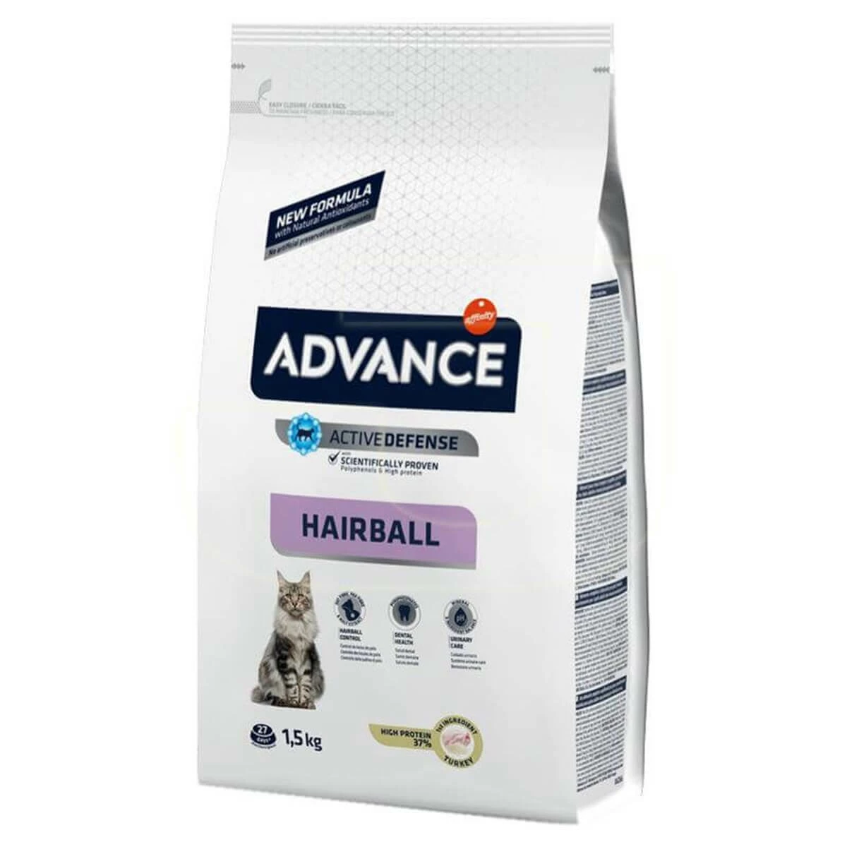 Advance Cat Hairball Hindili Kedi Maması 1,5 Kg 1 Advance Cat Hairball Hindili Kedi Maması 1,5 Kg