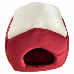 Bedspet Kedi Ve Küçük Köpek Kulübe Ve Yatağı Bordo