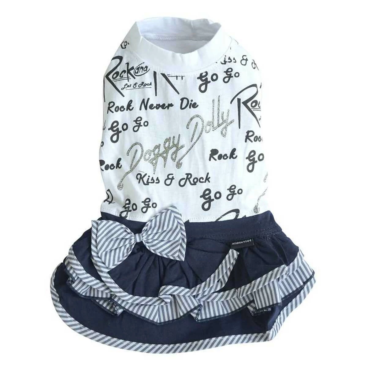 Doggy Dolly Kiss&Rock Köpek Elbisesi XS 1 Doggy Dolly Kiss&Rock Köpek Elbisesi XS