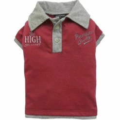 Doggy Dolly Polo Köpek Tişörtü Kırmızı XS