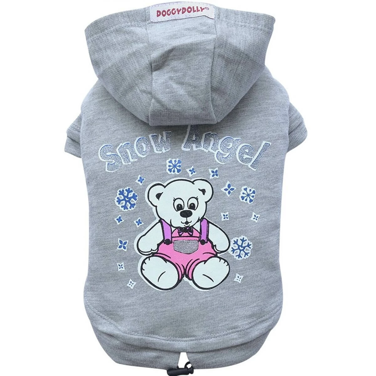Doggy Dolly Snow Angel Kapşonlu Köpek Sweatshirt XS 1 Doggy Dolly Snow Angel Kapşonlu Köpek Sweatshirt XS