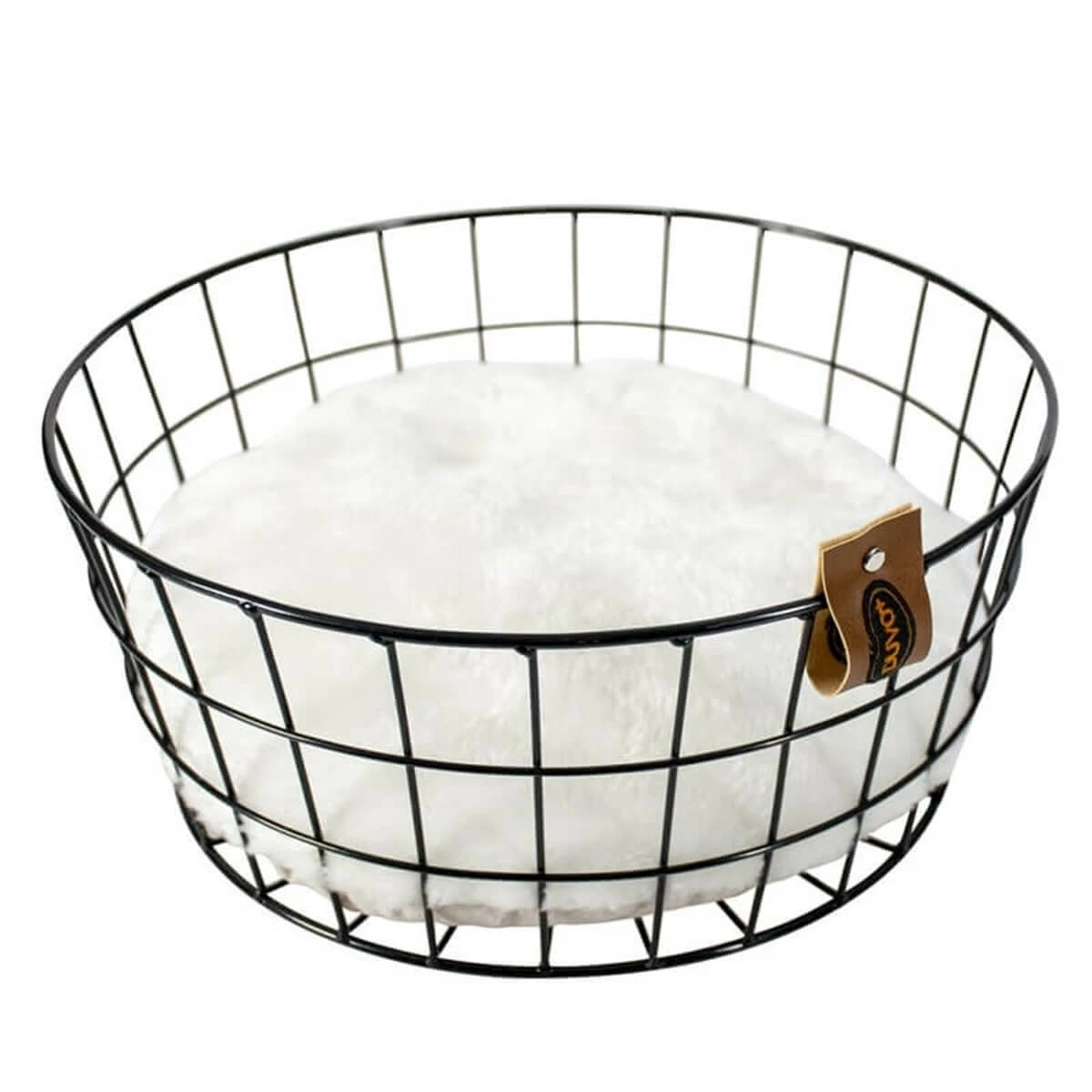 Duvo+ Caviar Round Basket Metal Kedi Sepeti 1 Duvo+ Caviar Round Basket Metal Kedi Sepeti