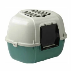 Ferplast Mika Köşeli Kedi Tuvaleti Flitreli -Petburada Shop ferplast mika koseli kedi tuvaleti flitr dca8