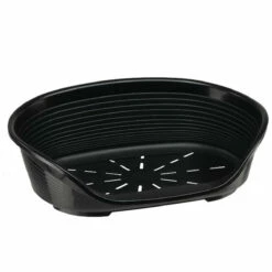 Ferplast Siesta Deluxe 4 Köpekler İçin Plastik Yatak Siyah