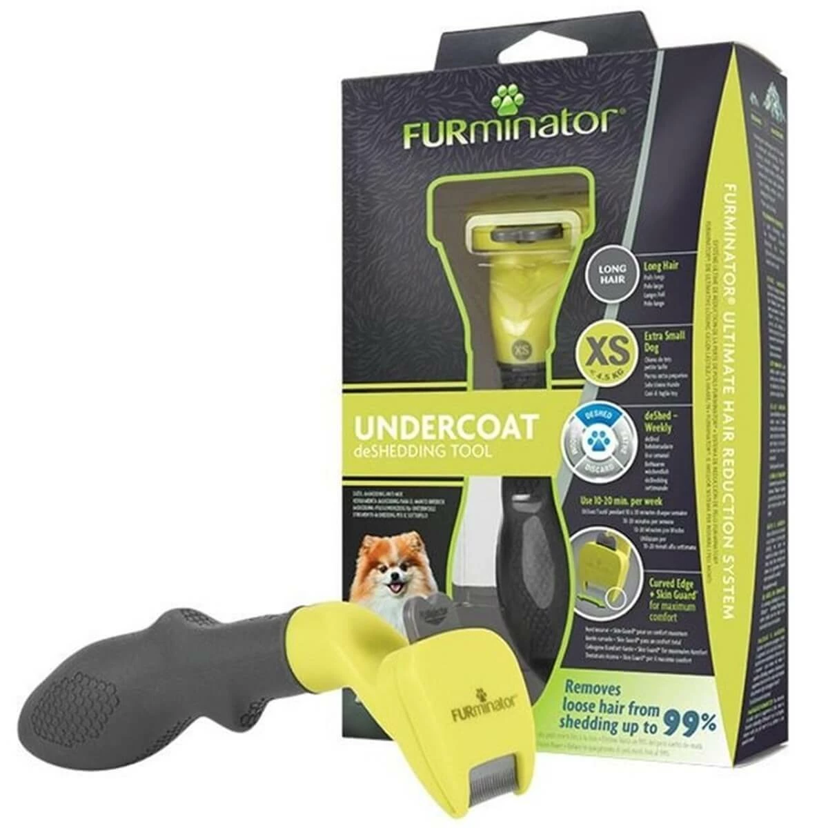 Furminator Uzun Tüylü Küçük Irk Köpek Tarağı XSMALL 1 Furminator Uzun Tüylü Küçük Irk Köpek Tarağı XSMALL