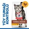 Hills Feline Hairball & İndoor Yetişkin Kuru Kedi Maması 1,5 Kg