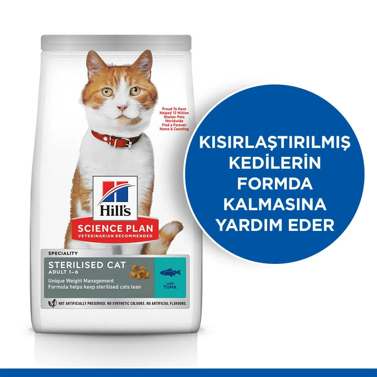 Hills Science Plan Kısırlaştırılmış Tuna Balıklı Kedi Maması 3 Kg 1 Hills Science Plan Kısırlaştırılmış Tuna Balıklı Kedi Maması 3 Kg