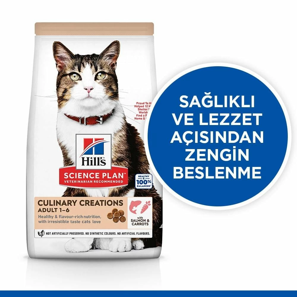 Hills Hill's Somonlu Ve Havuçlu Yetişkin Kedi Maması 1.5 Kg 1 Hills Hill's Somonlu Ve Havuçlu Yetişkin Kedi Maması 1.5 Kg