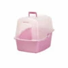 Petmate Hood Set Kapalı Kedi Tuvaleti KAPISIZ Pembe