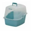 Petmate Hood Set Kapalı Kedi Tuvaleti KAPISIZ Mavi