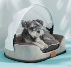 İbiyaya Köpek Ve Kedi Yatağı - Canopy Daybed Denim