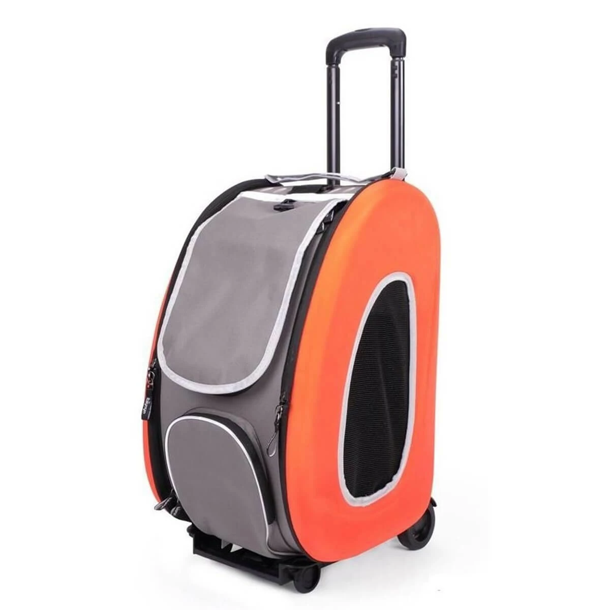 Ibiyaya Orange Tekerlekli Kedi Ve Köpek Taşıma Çantası 1 Ibiyaya Orange Tekerlekli Kedi Ve Köpek Taşıma Çantası