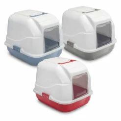 Imac My Cat Filtresiz Tuvalet Kabı Gri