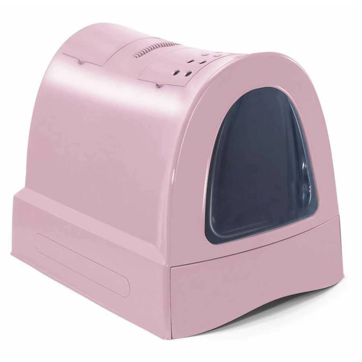 Imac Zuma Çekmeceli Kapalı Kedi Tuvaleti Pembe 1 Imac Zuma Çekmeceli Kapalı Kedi Tuvaleti Pembe