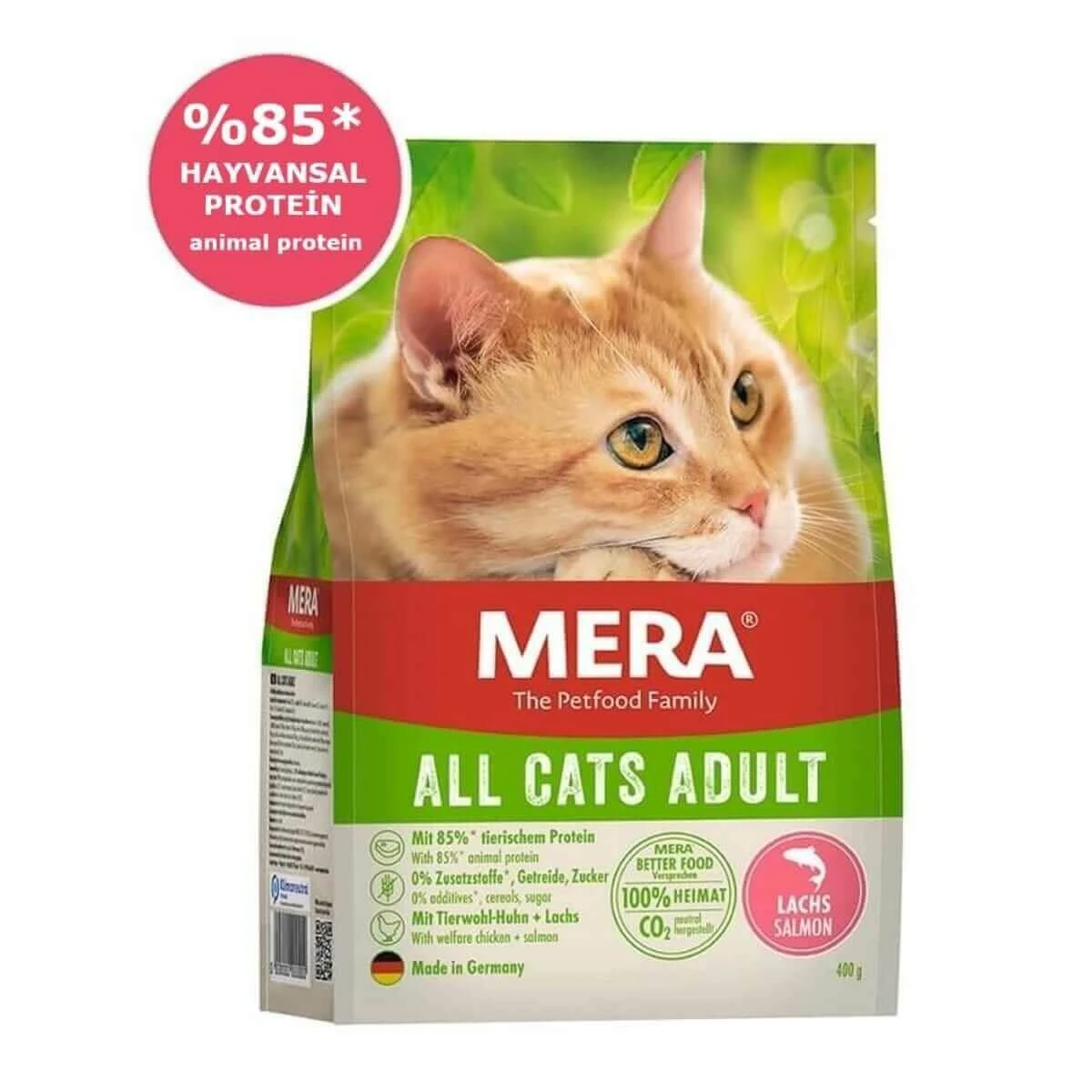 Mera Tahılsız Somonlu Kedi Maması 10 Kg 1 Mera Tahılsız Somonlu Kedi Maması 10 Kg