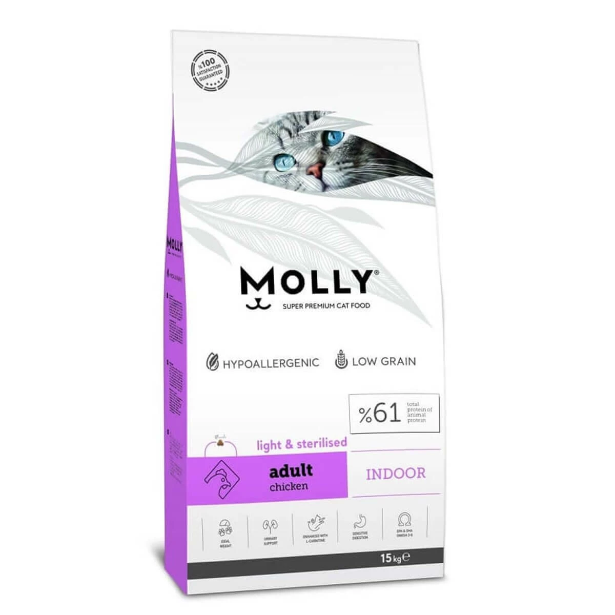Molly Sterilised Tavuklu Kısırlaştırılmış Kedi Maması 15 Kg 1 Molly Sterilised Tavuklu Kısırlaştırılmış Kedi Maması 15 Kg