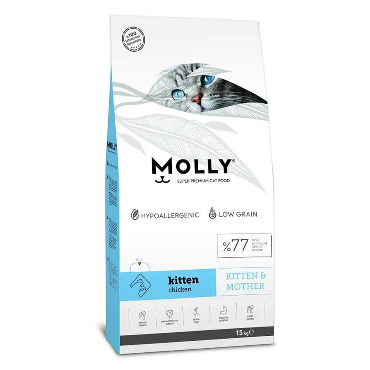 Molly Tavuklu Yavru Ve Emziren Kedi Maması 15 Kg 1 Molly Tavuklu Yavru Ve Emziren Kedi Maması 15 Kg