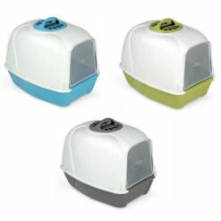 MPS Pixi Karbon Filtreli Kapalı Kedi Tuvalet Kabı 52 Cm