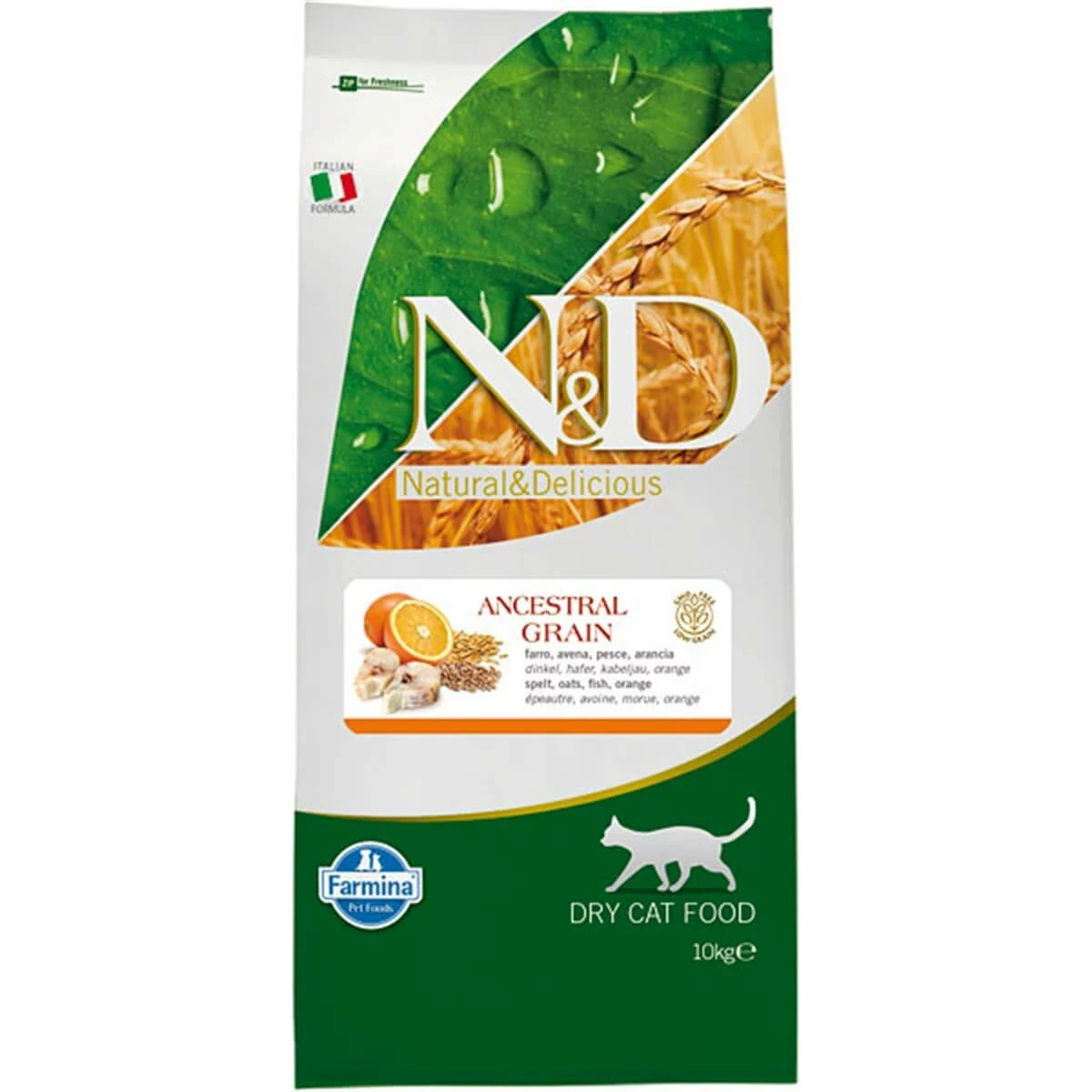 N&D Ocean Düşük Tahıllı Balıklı Portakallı Kedi Maması 10 Kg 1 N&D Ocean Düşük Tahıllı Balıklı Portakallı Kedi Maması 10 Kg