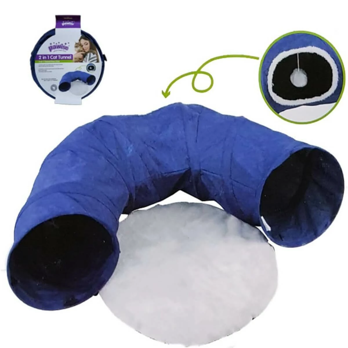 Pawise Yataklı U Kedi Tüneli 1 Pawise Yataklı U Kedi Tüneli
