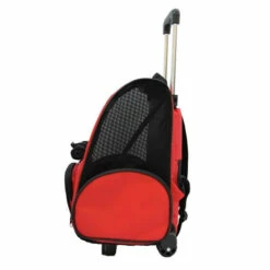 Petpretty Çekçekli Kedi Köpek Taşıma Çantası Kırmızı -Petburada Shop petpretty cekcekli kedi kopek tasima can 22f5