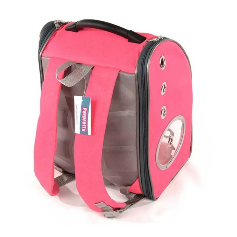Petprety Kedi Köpek Sırt Çantası Pembe 2 Petprety Kedi Köpek Sırt Çantası Pembe - Image 2