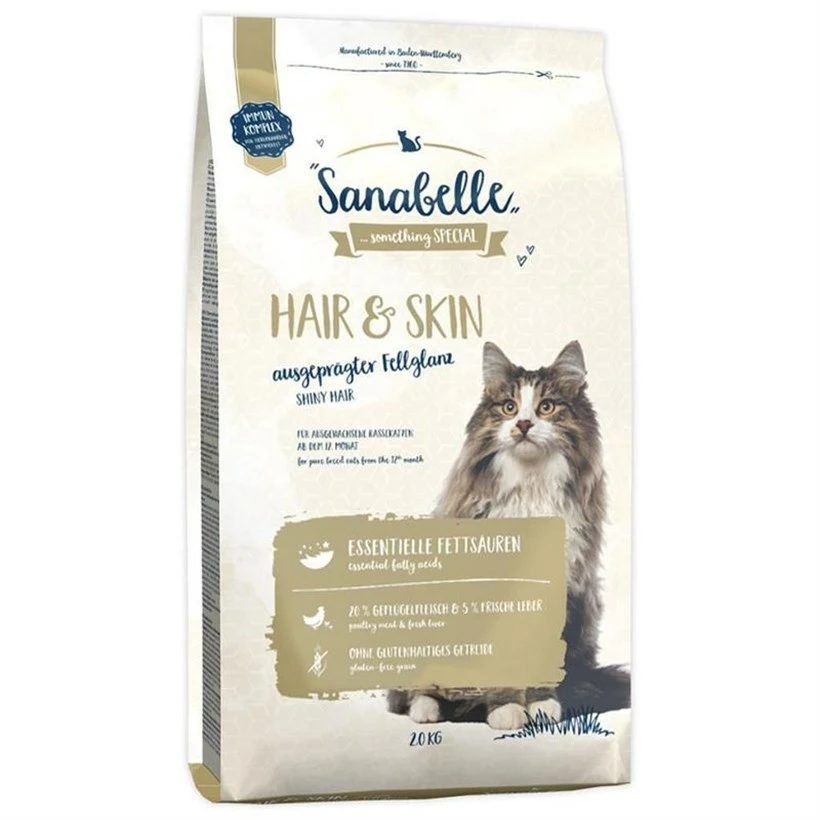 Sanabelle Hair Skin Tavuklu Yetişkin Kedi Maması 2 Kg 1 Sanabelle Hair Skin Tavuklu Yetişkin Kedi Maması 2 Kg