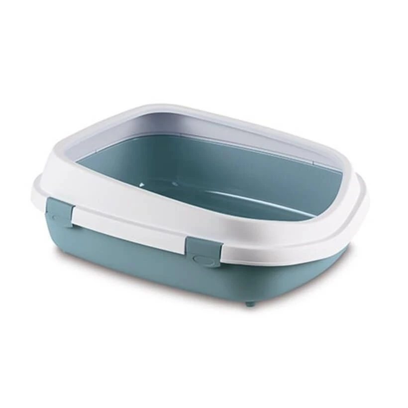 Stefanplast Queen Açık Kedi Tuvaleti Mavi 1 Stefanplast Queen Açık Kedi Tuvaleti Mavi