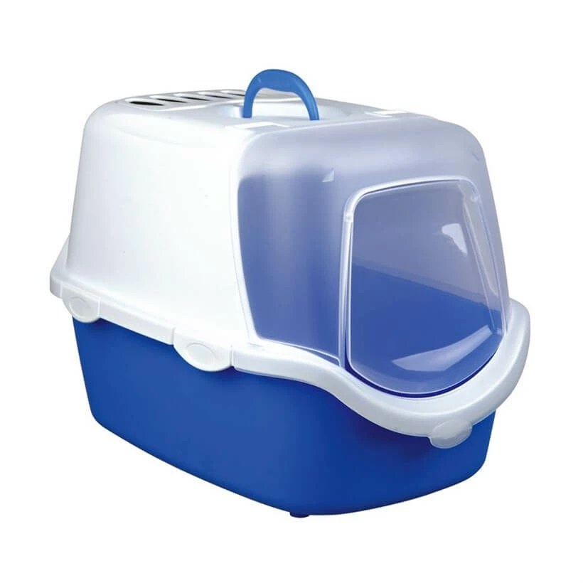 Trixie Kapalı Kedi Tuvaleti 40x40x56 Mavi 1 Trixie Kapalı Kedi Tuvaleti 40x40x56 Mavi