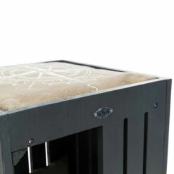 Trixie Kedi Oyun Evi Antrasit Gri/ Kum Beji 36x51x36 Cm -Petburada Shop trixie kedi oyun evi antrasit gri kum be 2abb