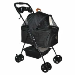 Zampa Verstappen Kedi Ve Köpek Arabası 45x64x96 Cm Siyah